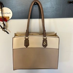 Target tan and beige shoulder bag.
